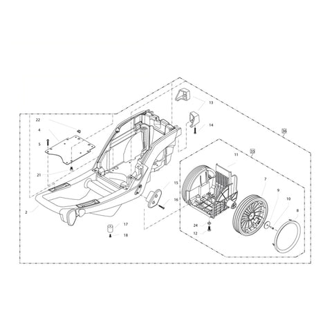 KRANZLE Chassis Complete 49051