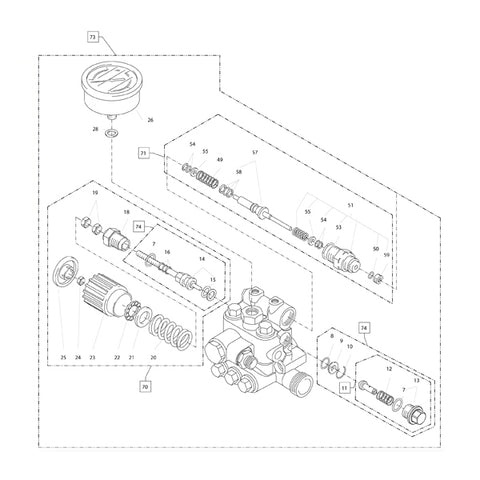 KRANZLE Valve Housing Complete 49052