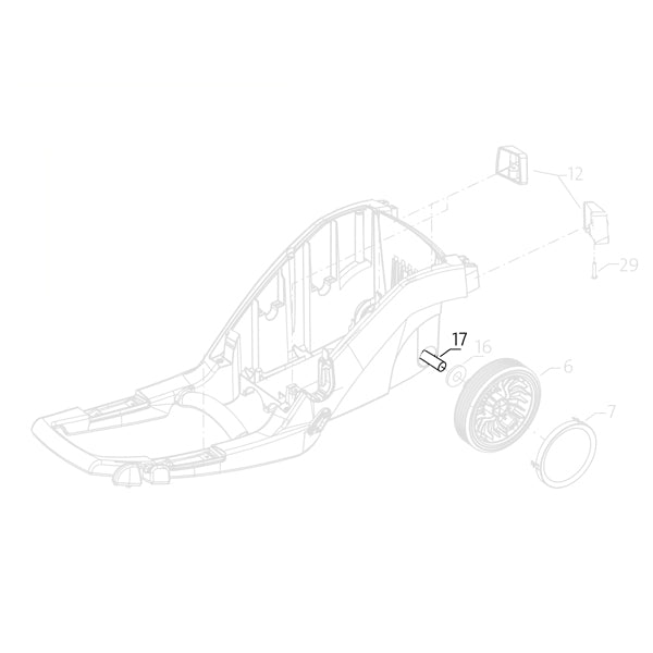 KRANZLE Support Axle 1050 TS/TST 491092