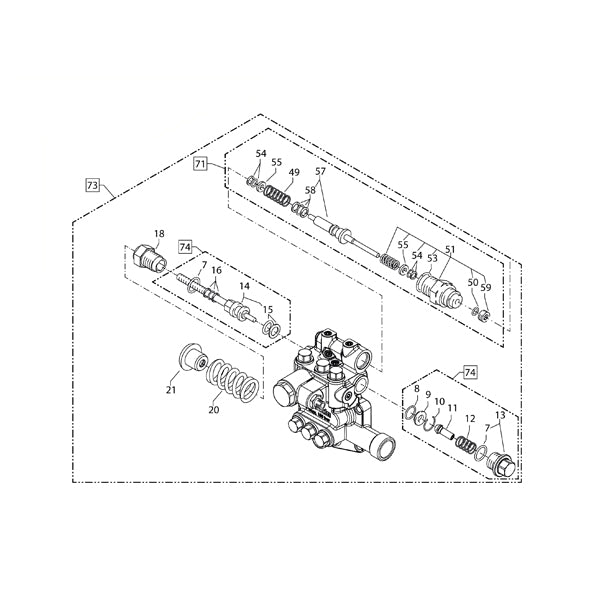 KRANZLE Valve Housing Complete 491521