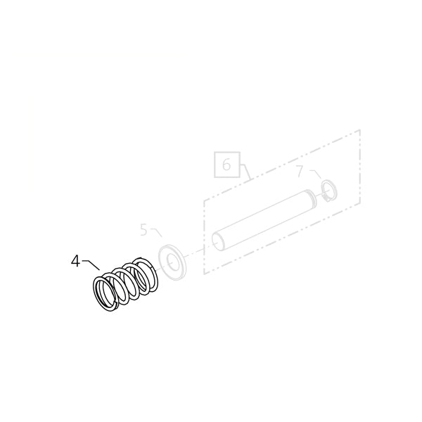 KRANZLE Plunger Spring 49203