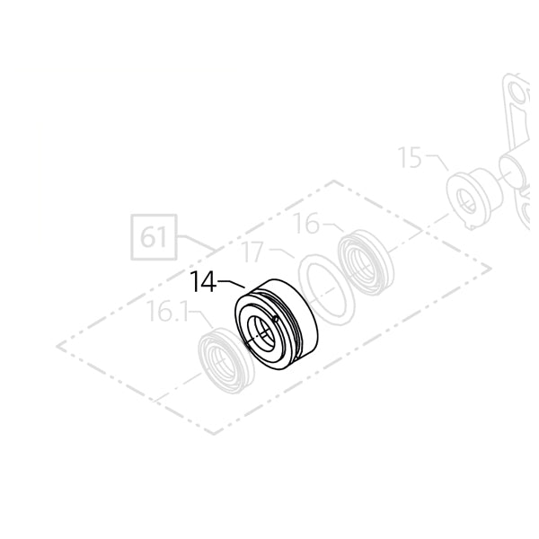 KRANZLE Leakage Ring for AC Pump 12mm 49206