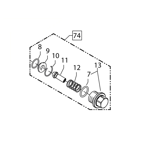 KRANZLE Repair Kit For Unloader Valve 492440