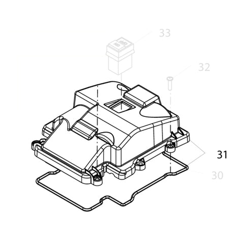 KRANZLE Control Box Cover With Seal 496013