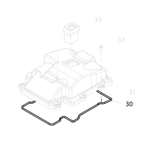 KRANZLE Gasket For Control Box Cover 496030
