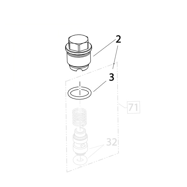 KRANZLE Valve Plug 497013