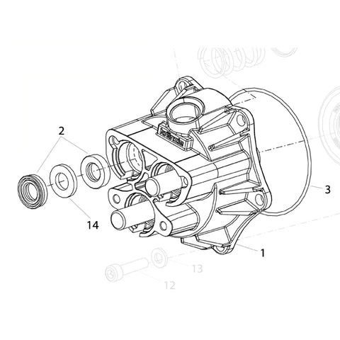 KRANZLE Housing Plate With Seals To Fit Quickly 497030