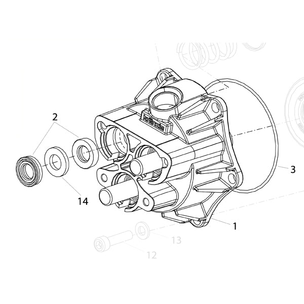 KRANZLE Housing Plate With Seals To Fit Quickly 497030