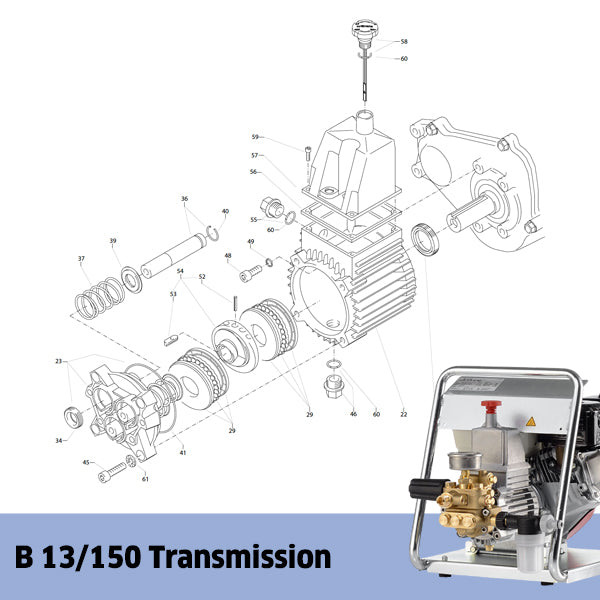 KRANZLE B 13/150 Profi Jet Transmission