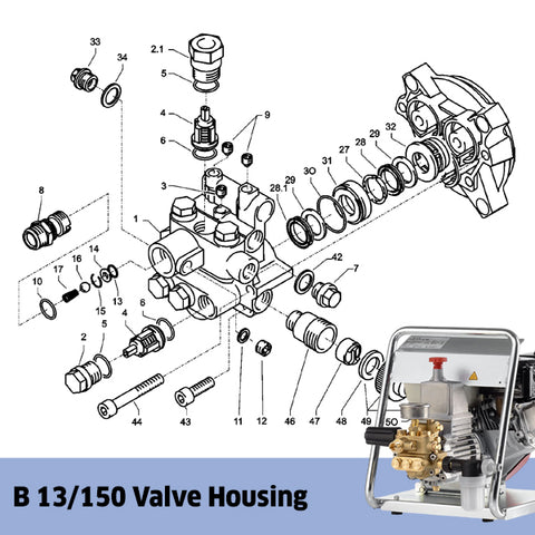 KRANZLE B 13/150 Profi Jet Valve Housing