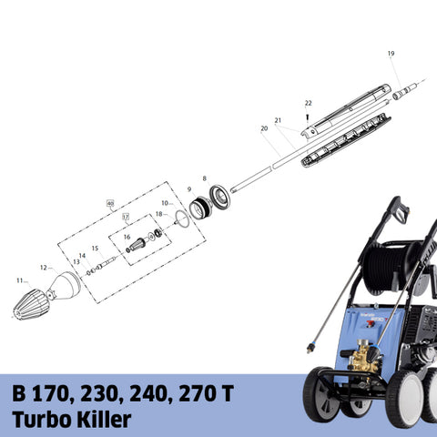 KRANZLE B 170, B 230, B 240, B 270 T Turbo Killer Lance