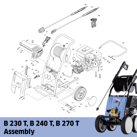 KRANZLE B 230, B 240, B 270 T Assembly