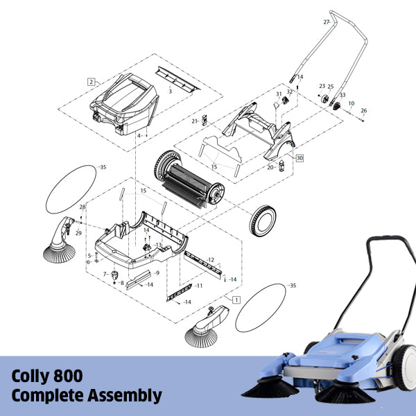 KRANZLE Colly 800 Complete Assembly