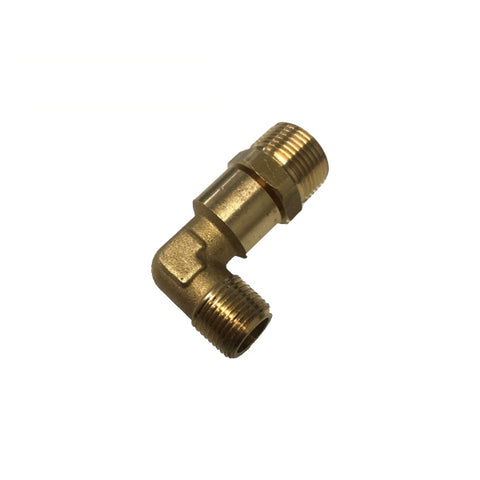 90° Brass Elbow M22 x 3/8" Male