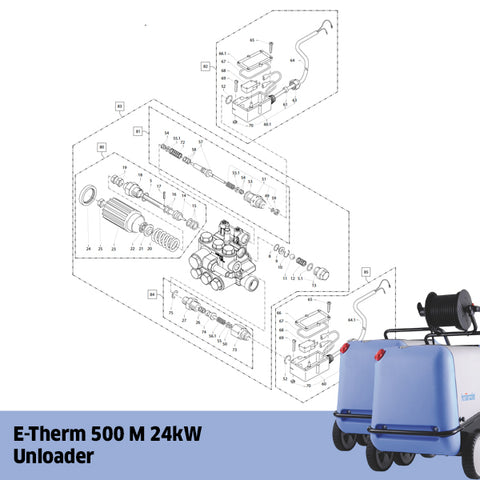 KRANZLE E-Therm 500 M 24kW Unloader