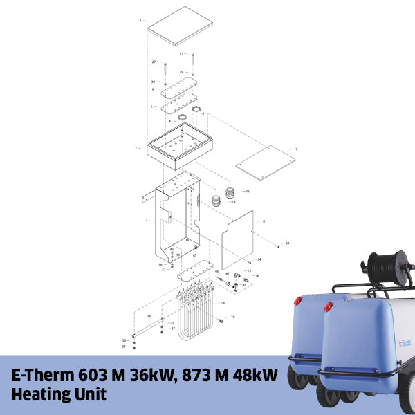 KRANZLE E-Therm 603 M 36kW, 873 M 48 kW Heating Unit