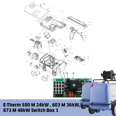 KRANZLE E-Therm 500 M 24kW, 603 M 36kW, 873 M 48kW Switch Box 1