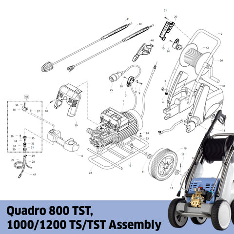 KRANZLE Large Quadro 899 TST, 1000/1200 TS/TST Assembly