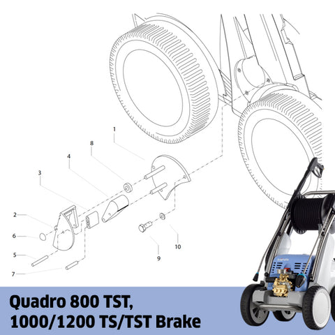 KRANZLE Large Quadro 899 TST, 1000/1200 TS/TST Brake