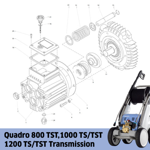 KRANZLE Large Quadro 899 TST, 1000/1200 TS/TST Transmission