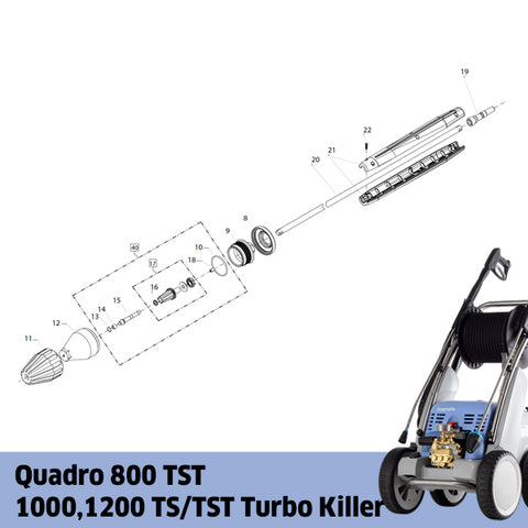 KRANZLE Large Quadro 899 TST, 1000/1200 TS/TST Turbo Killer