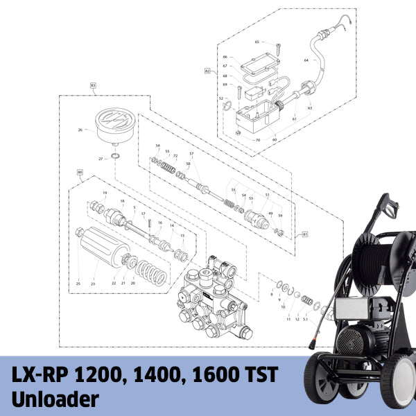 KRANZLE LX-RP 1200, 1400, 1600 TST Unloader