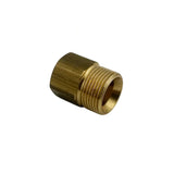 3/8"f x M22m Brass Coupling