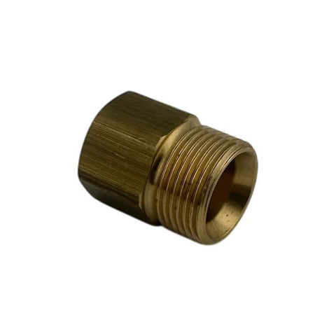 3/8"f x M22m Brass Coupling