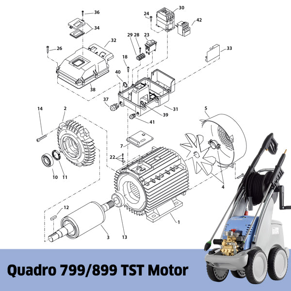 KRANZLE Medium Quadro 799/899 TST Motor