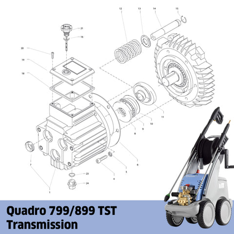 KRANZLE Medium Quadro 799/899 TST Transmission