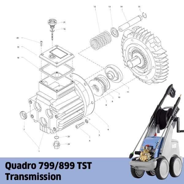 KRANZLE Medium Quadro 799/899 TST Transmission