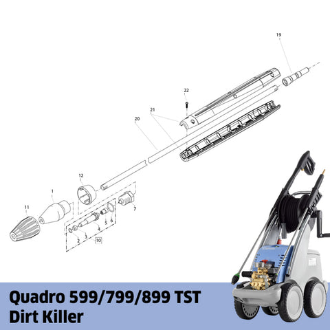 KRANZLE Medium Quadro 599/799/899 TST Dirt Killer