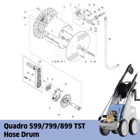 KRANZLE Medium Quadro 599/799/899 TST Hose Drum