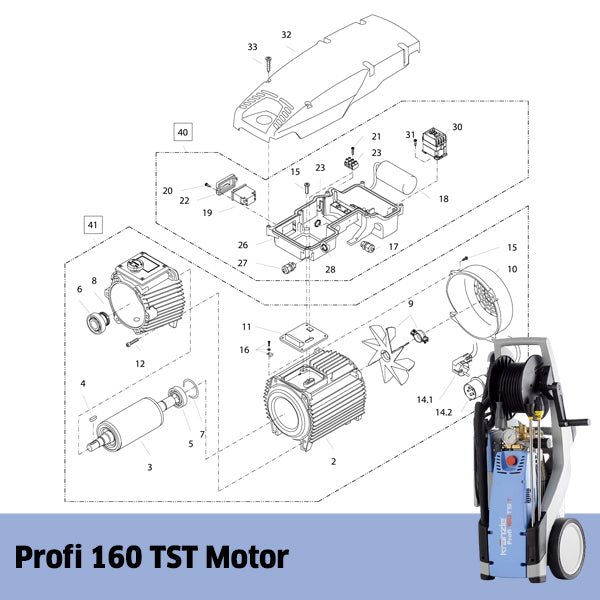 KRANZLE Profi 160 TST Motor