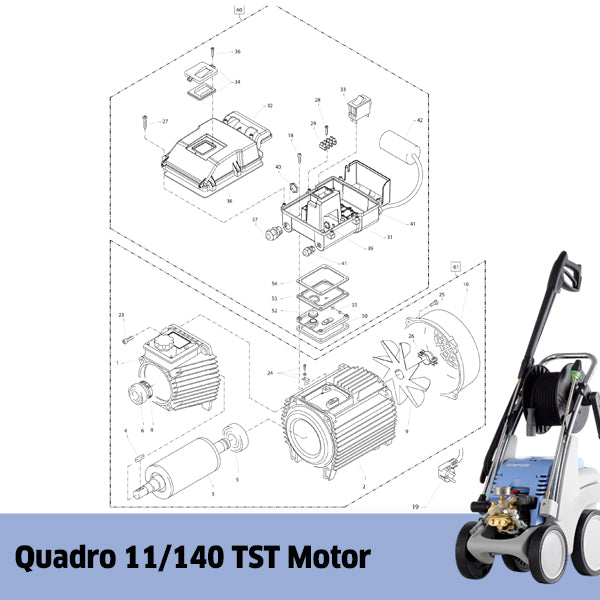 KRANZLE Small Quadro 11/140 TST Motor