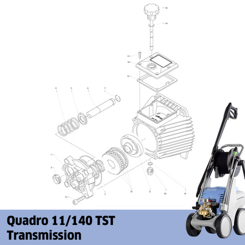 KRANZLE Small Quadro 11/140 TST Transmission