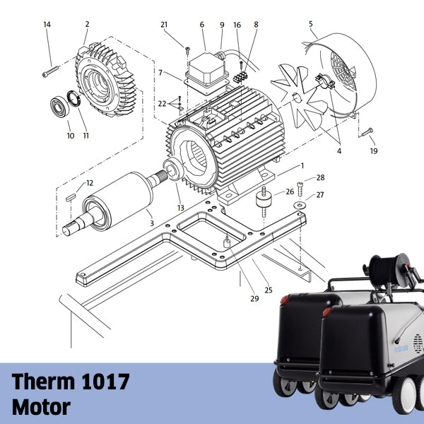 KRANZLE Therm 1017 Motor