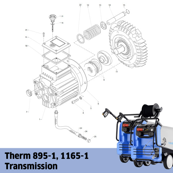 KRANZLE Therm 895-1, Therm 1165-1 Transmission