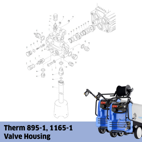 KRANZLE Therm 895-1, Therm 1165-1 Valve Housing