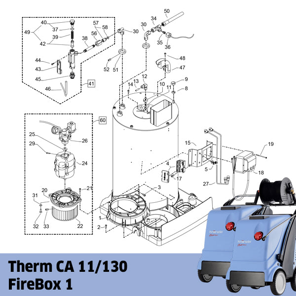 KRANZLE Therm CA 11/130 Fire Box 1