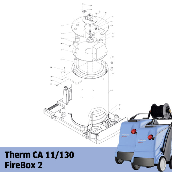 KRANZLE Therm CA 11/130 Fire Box 2