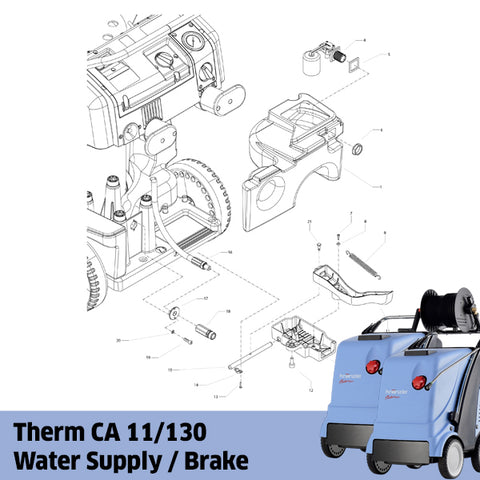 KRANZLE Therm CA 11/130 Water Supply / Brake