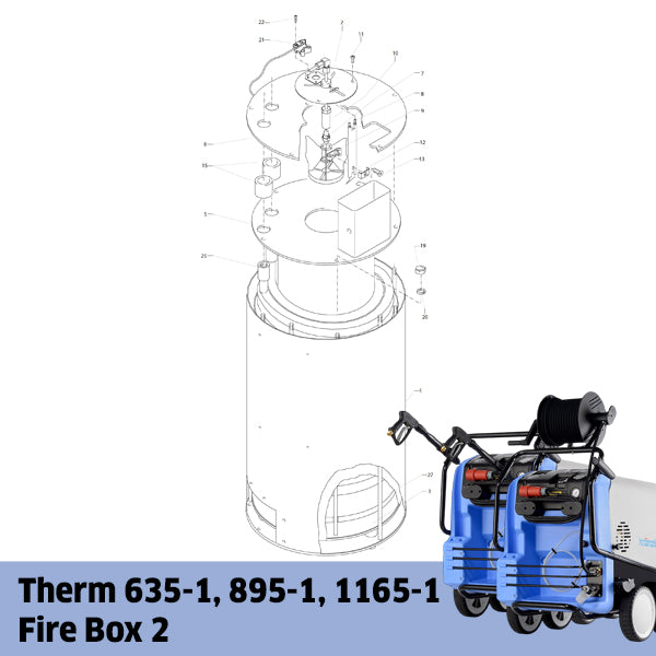 KRANZLE Therm 635-1, Therm 895-1, Therm 1165-1 Fire Box 2