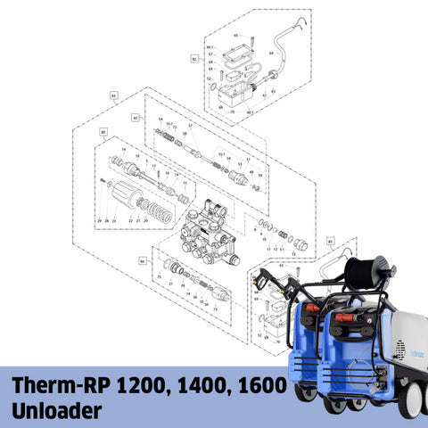 KRANZLE Therm-RP 1200, 1400, 1600 Unloader