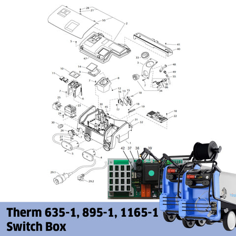 KRANZLE Therm 635-1, Therm 895-1, Therm 1165-1 Switch Box