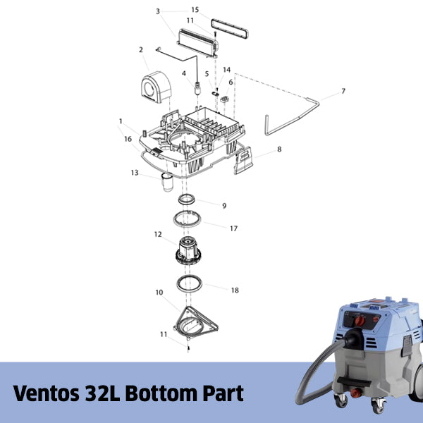 KRANZLE Ventos 32L Bottom Part