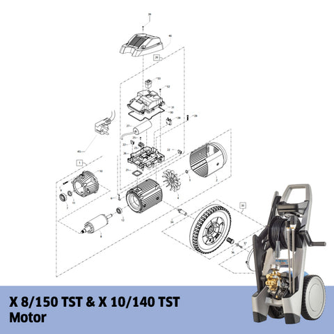 KRANZLE X 8/150 TST & X 10/140 TST Motor