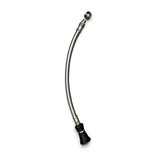 Stainless Steel Braided Bucket filling Hose & Nozzle 3/4" 600mm