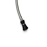 Stainless Steel Braided Bucket filling Hose & Nozzle 3/4" 600mm