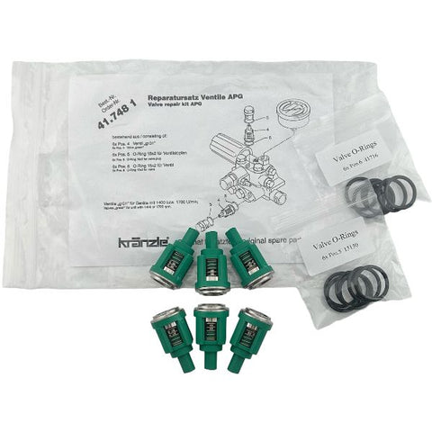 Genuine Kranzle Valve Kit Green Large 417481